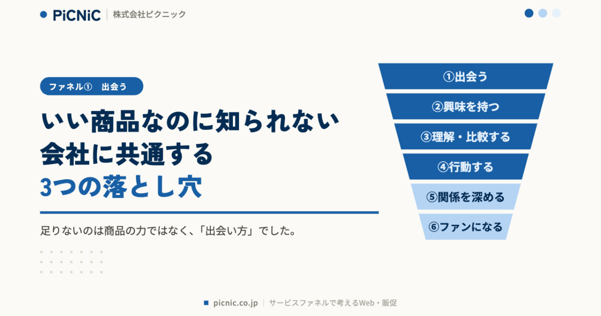 いい商品なのに知られない会社に共通する3つの落とし穴